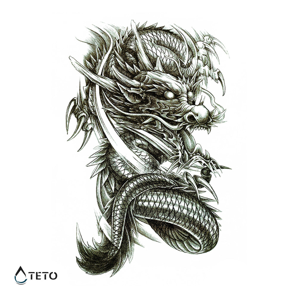 Drago - TETO Tatuaggi Temporanei