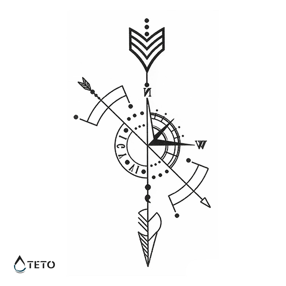 La direzione corretta - TETO Tatuaggi Temporanei