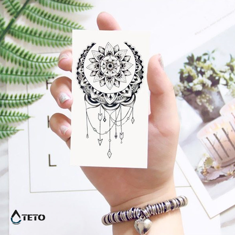 Acchiappasogni - mandala – Tipo B - TETO Tatuaggi Temporanei