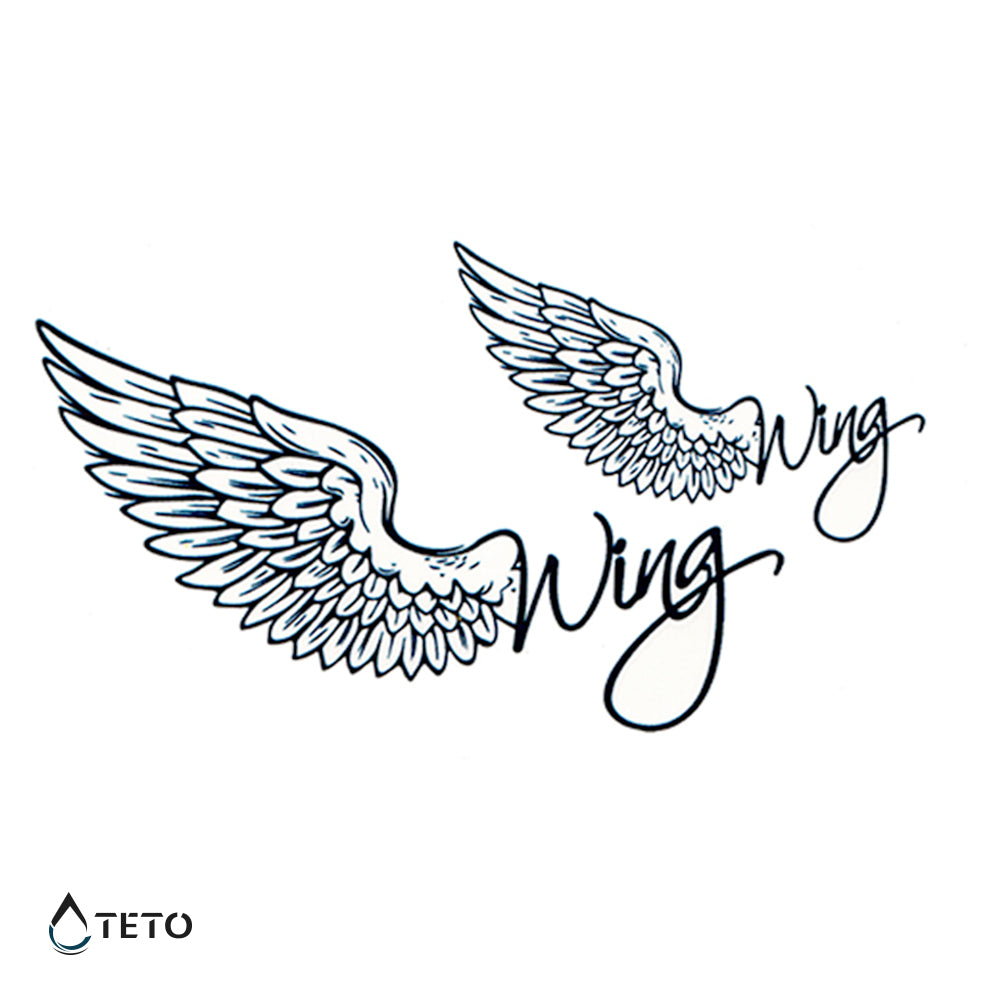 Ali / Wing - set - TETO Tatuaggi Temporanei