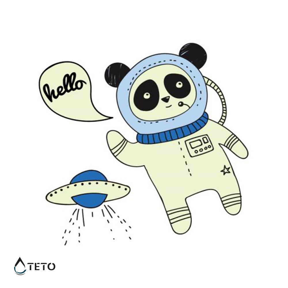Astronauta - Brilla nel buio - TETO Tatuaggi Temporanei