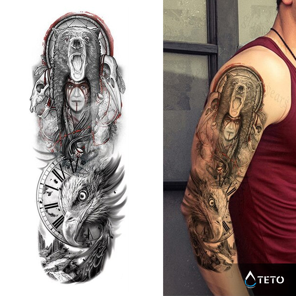 Acchiappasogni – Tempo - TETO Tatuaggi Temporanei