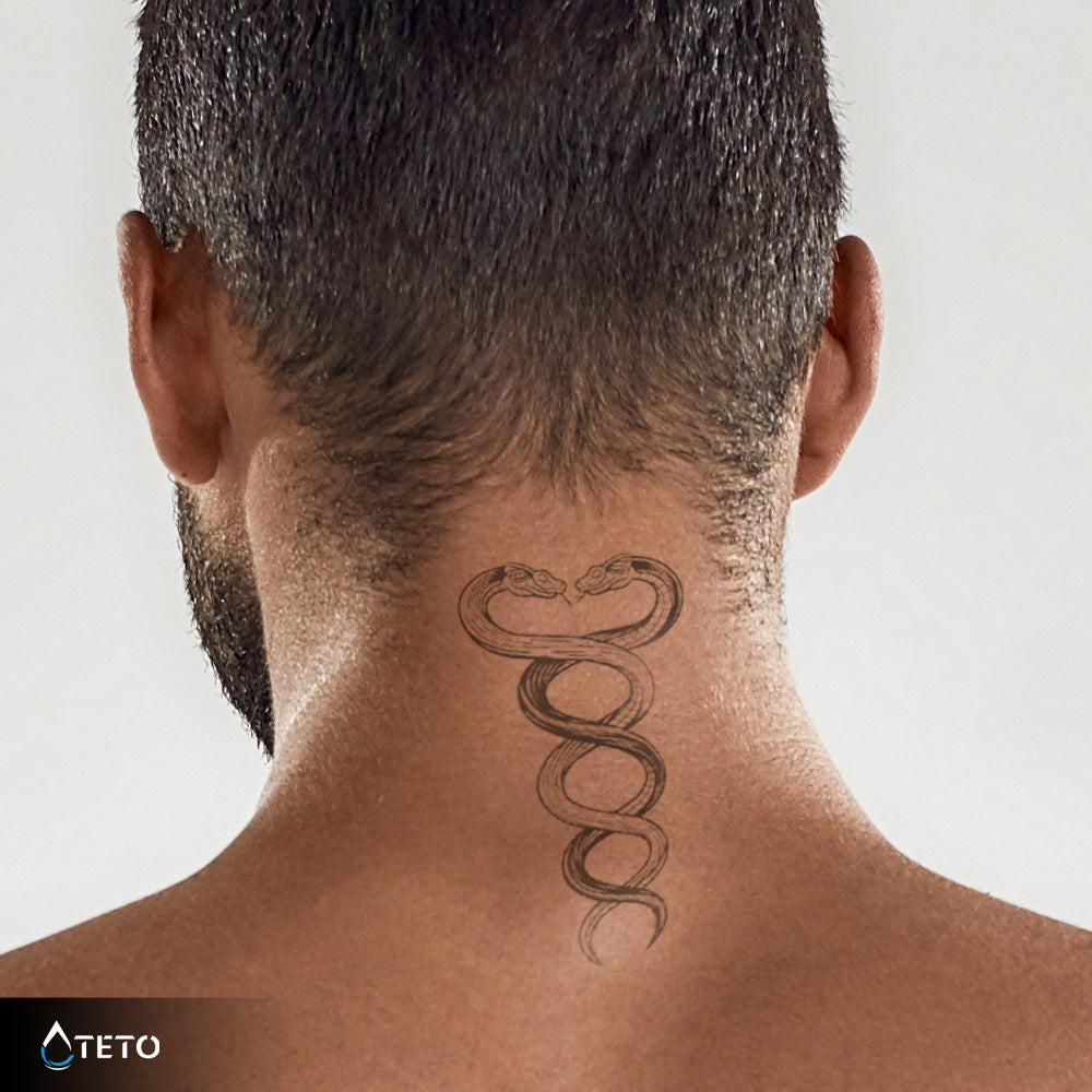Attorcigliati come serpenti – Semipermanente - TETO Tatuaggi Temporanei