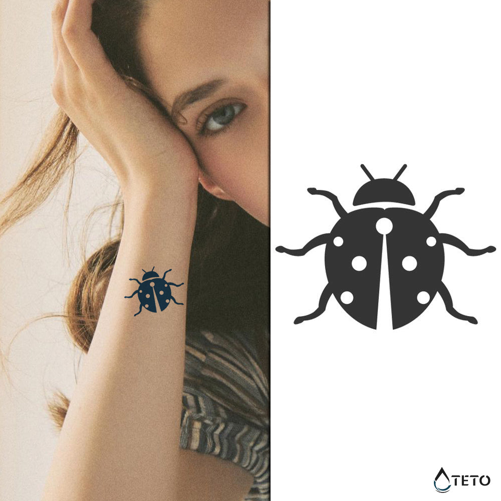 Coccinella – Semipermanente - TETO Tatuaggi Temporanei