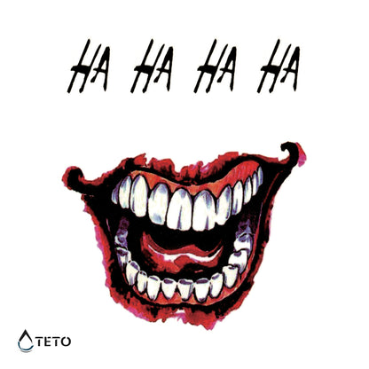 Bocca del giullare - TETO Tatuaggi Temporanei