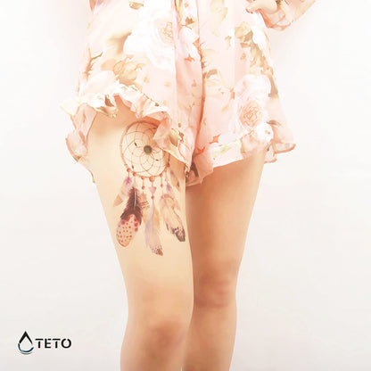 Acchiappasogni con smeraldi - TETO Tatuaggi Temporanei