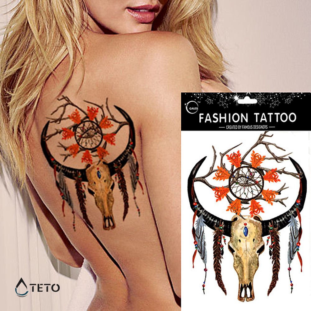 Acchiappasogni cowboy - TETO Tatuaggi Temporanei