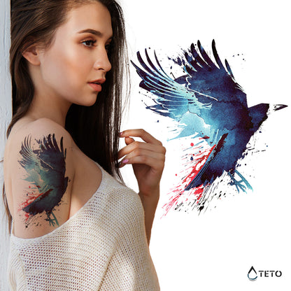 Uccello in acquerello