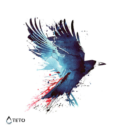 Uccello in acquerello