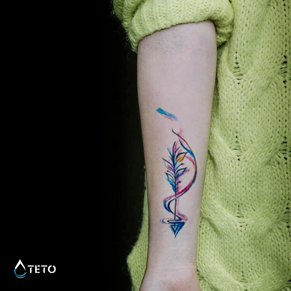Freccie colorate – set - TETO Tatuaggi Temporanei
