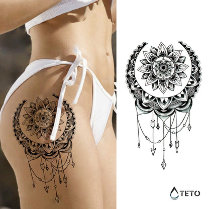 Acchiappasogni - mandala – Tipo A - TETO Tatuaggi Temporanei