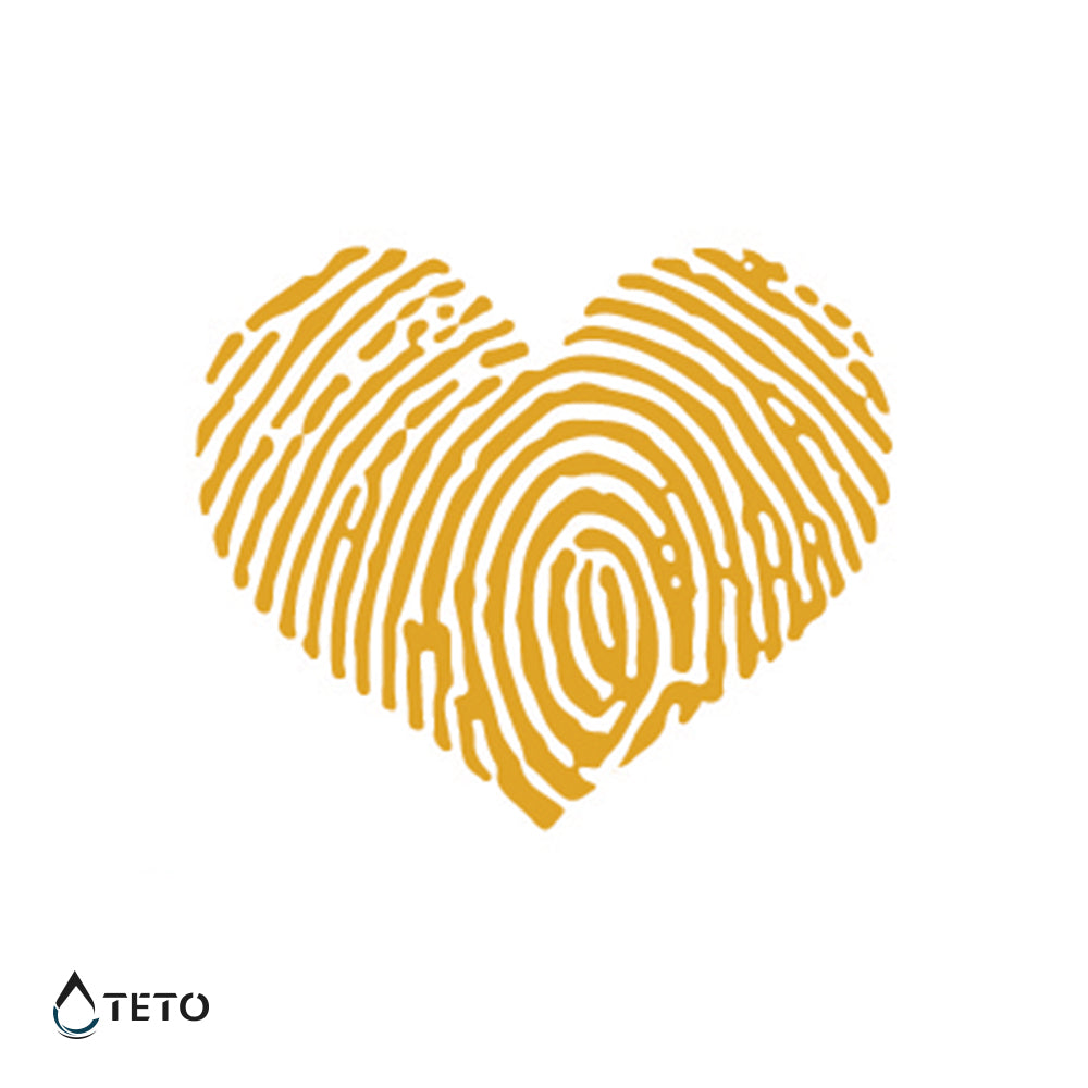 Cuore digitale - TETO Tatuaggi Temporanei
