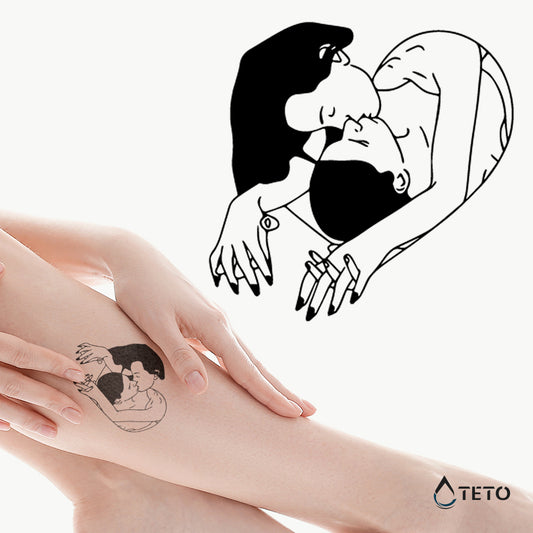 Amore appassionato - TETO Tatuaggi Temporanei