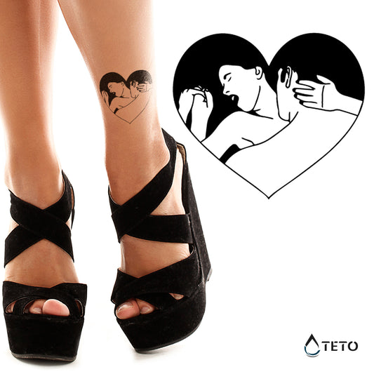 Amore caldo - TETO Tatuaggi Temporanei