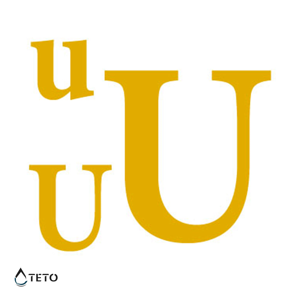 Lettera U - set - TETO Tatuaggi Temporanei