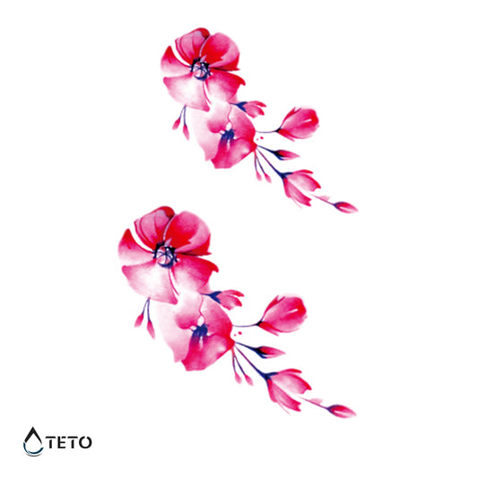 Fiori in crescita – set - TETO Tatuaggi Temporanei