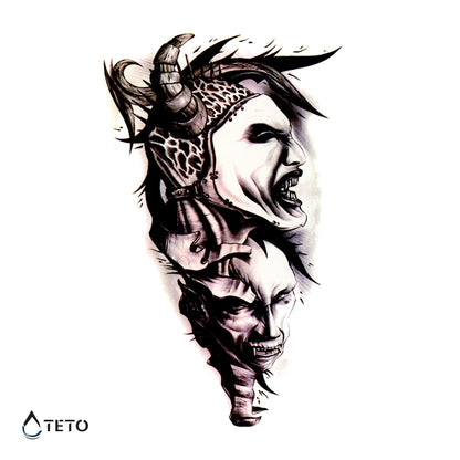 Demoni furiosi - TETO Tatuaggi Temporanei