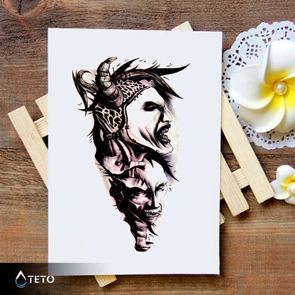 Demoni furiosi - TETO Tatuaggi Temporanei
