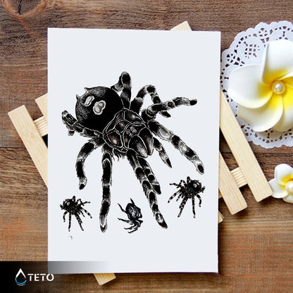 Tarantole – set - TETO Tatuaggi Temporanei