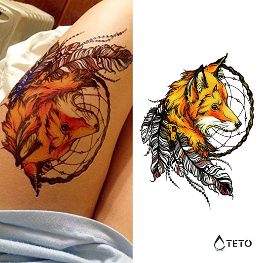 Acchiappasogni - volpe - TETO Tatuaggi Temporanei
