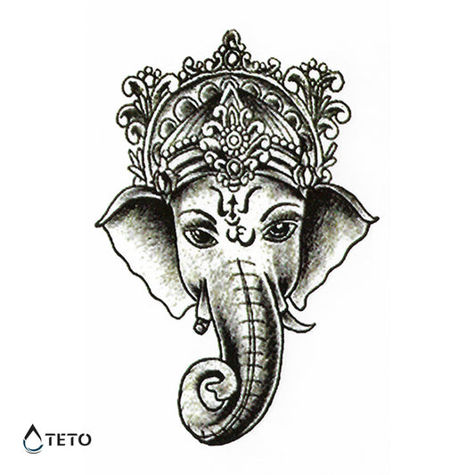 Elefante hindù - TETO Tatuaggi Temporanei