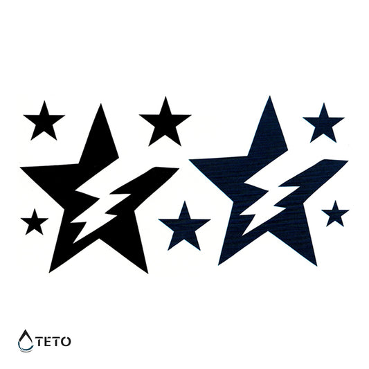 Stelle con fulmini - set