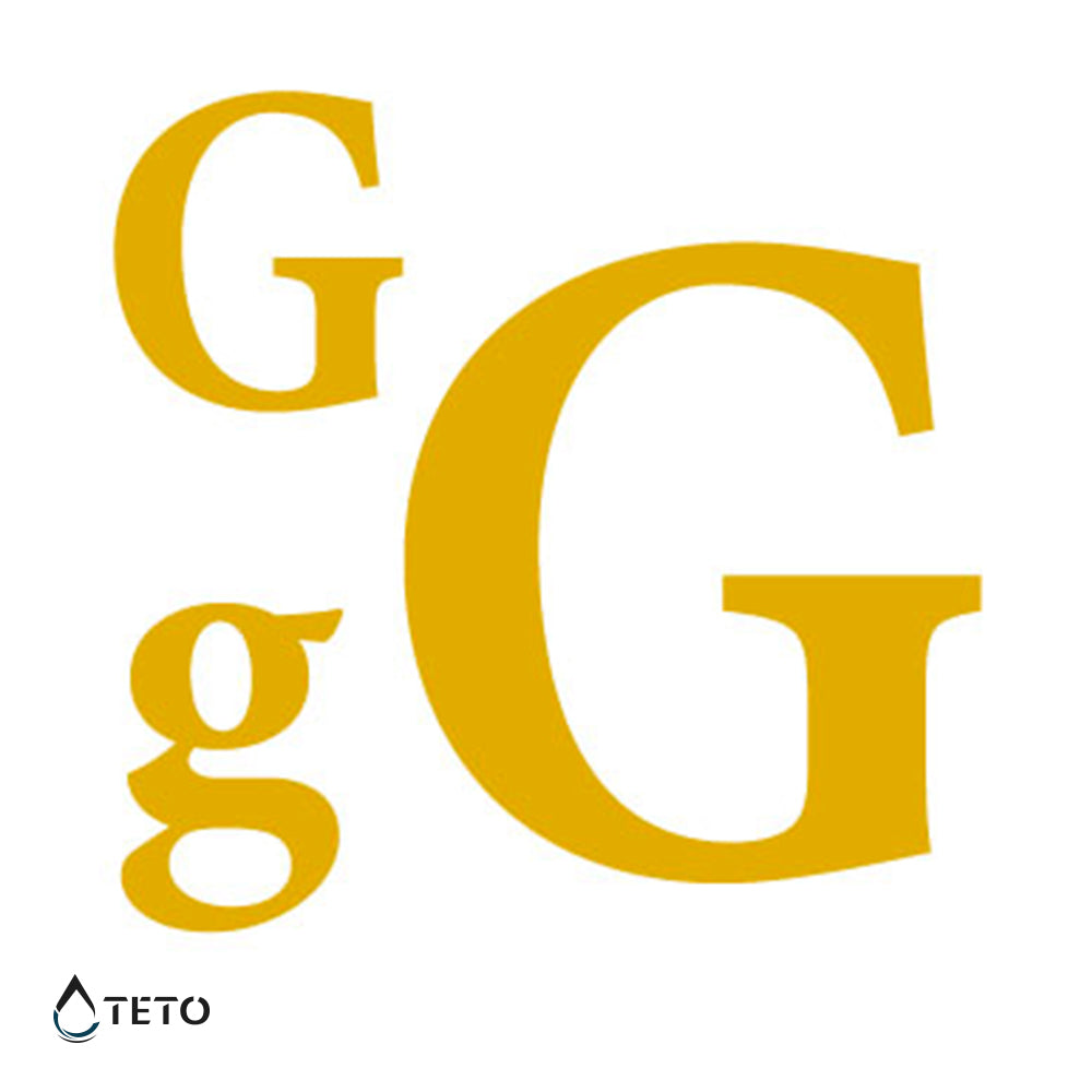 Lettera G - set - TETO Tatuaggi Temporanei