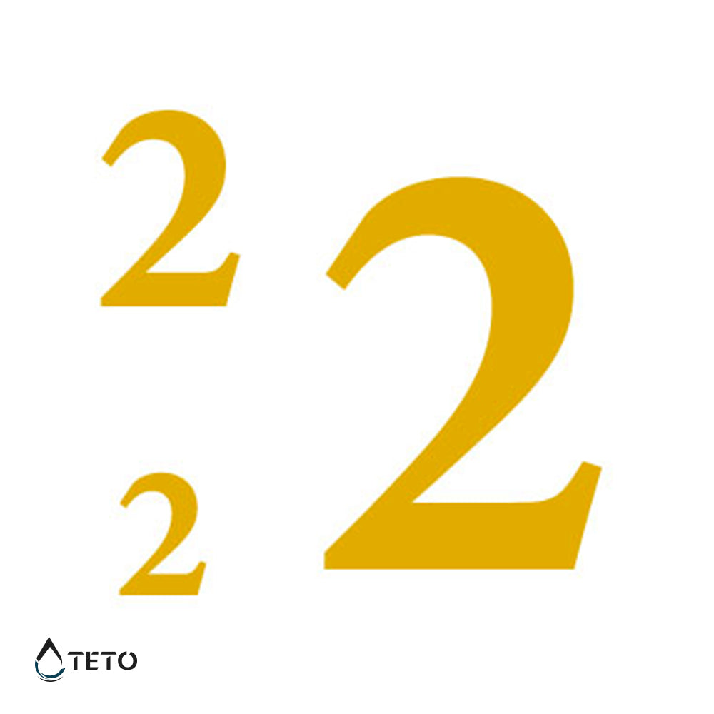 Numero 2 - set - TETO Tatuaggi Temporanei