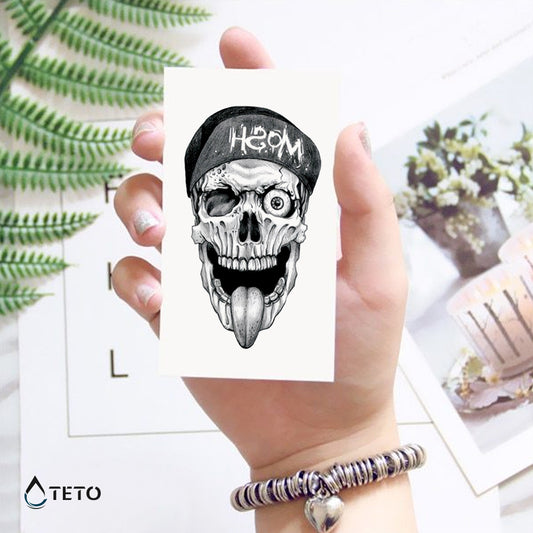 Teschio cool - TETO Tatuaggi Temporanei