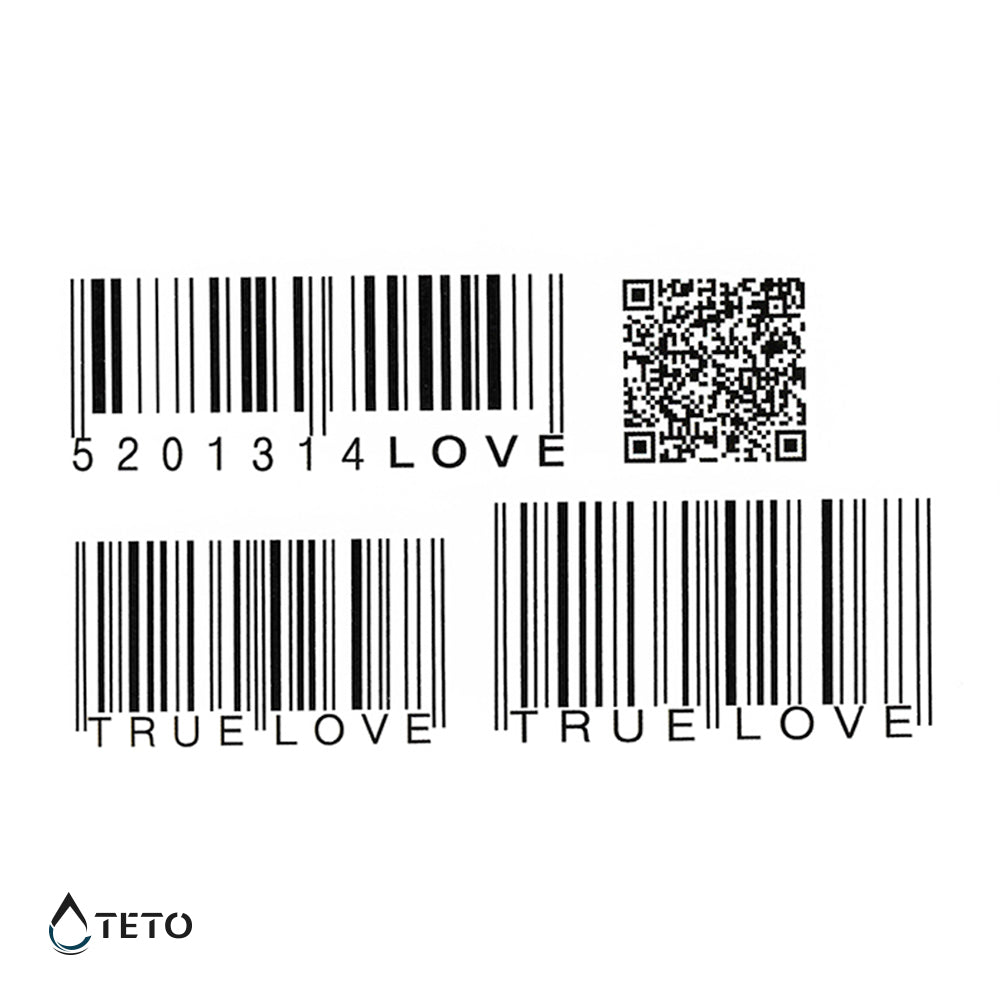 Il codice dell'amore – set - TETO Tatuaggi Temporanei