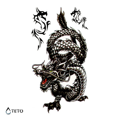 Dragoni - set - TETO Tatuaggi Temporanei