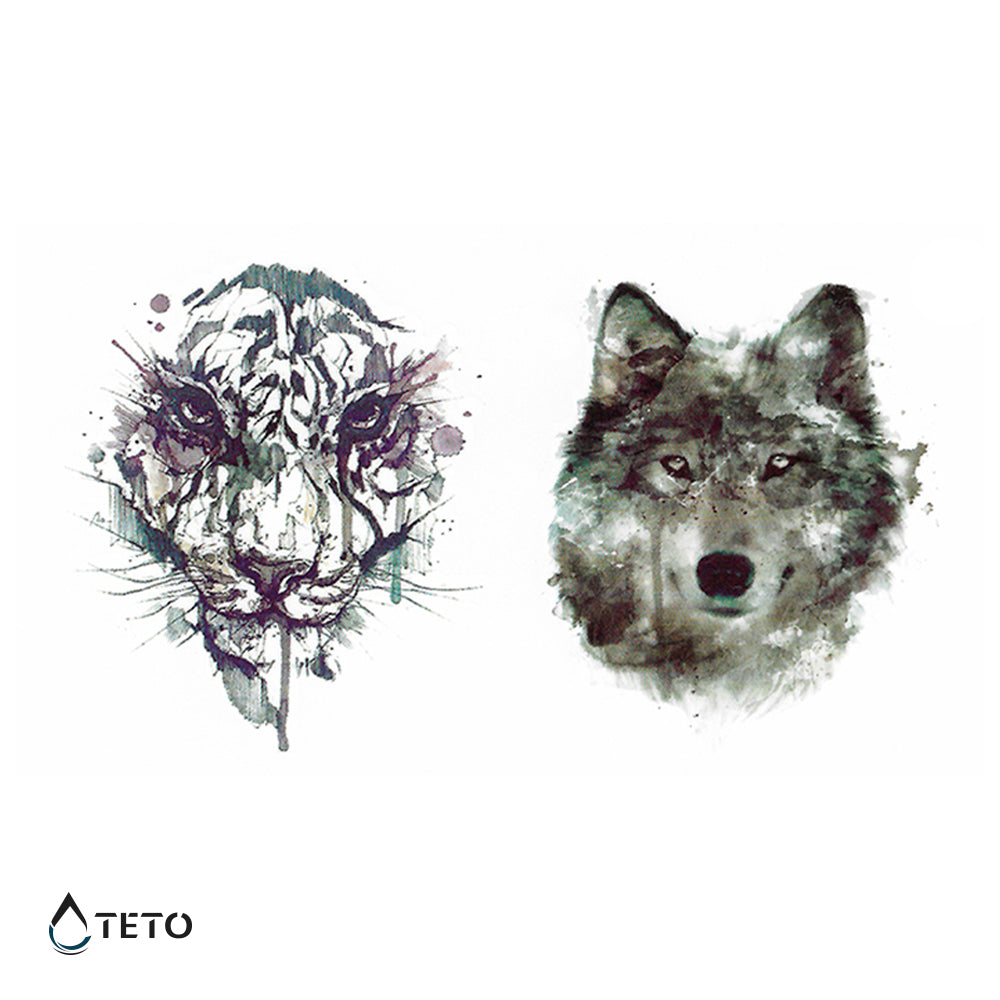 Tigre e lupo - set