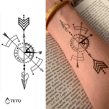 La direzione corretta - TETO Tatuaggi Temporanei