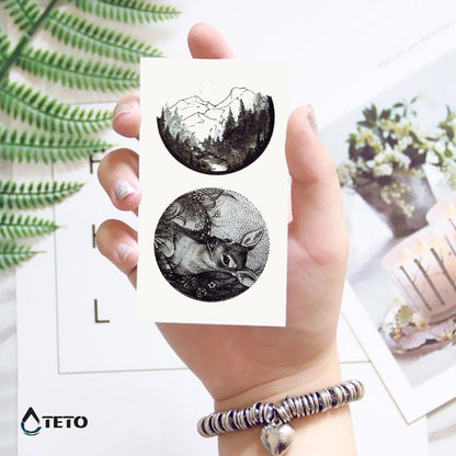 Natura – set - TETO Tatuaggi Temporanei