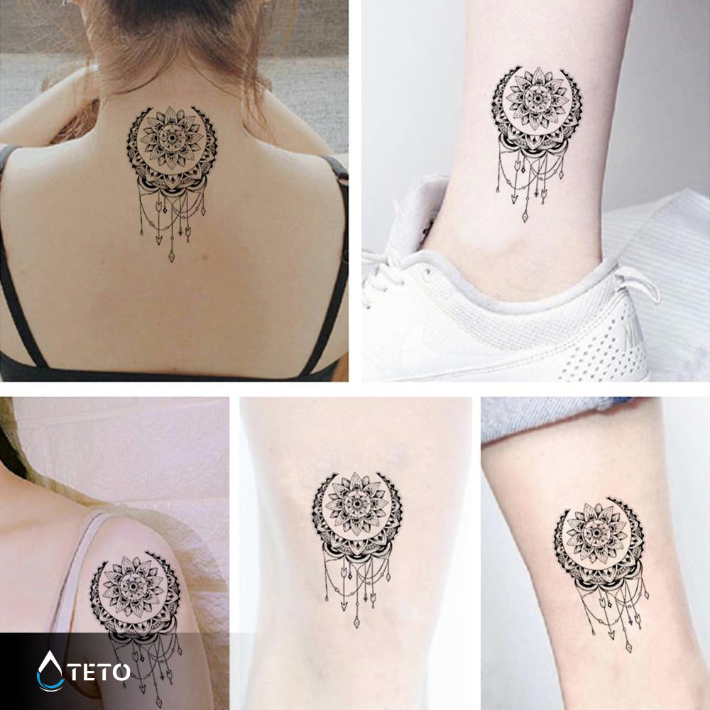 Acchiappasogni - mandala – Tipo B - TETO Tatuaggi Temporanei