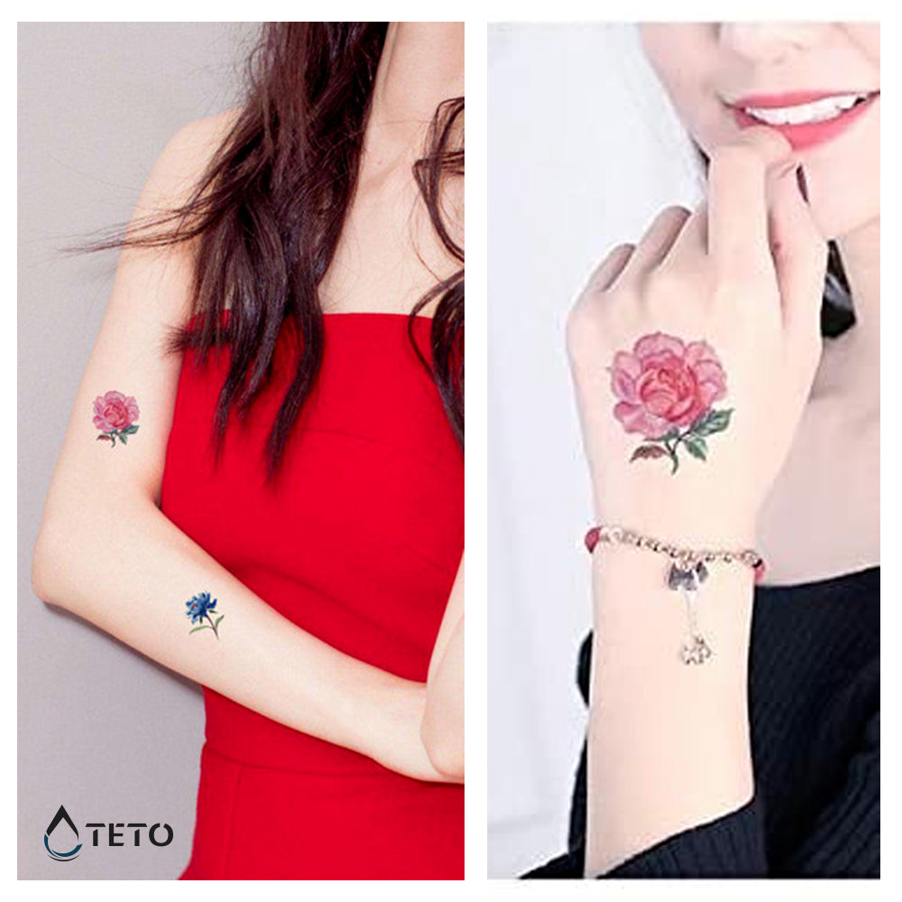 Rosa mini - TETO Tatuaggi Temporanei