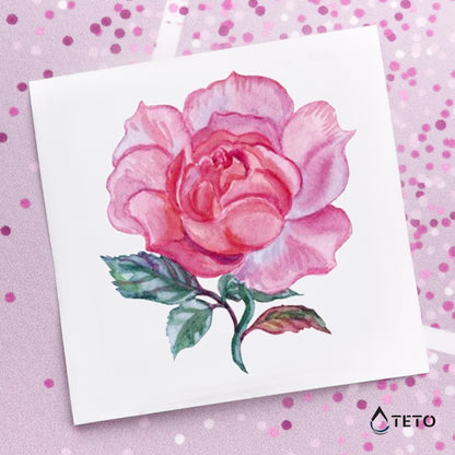 Rosa mini - TETO Tatuaggi Temporanei
