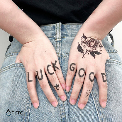 Buona fortuna – set - TETO Tatuaggi Temporanei