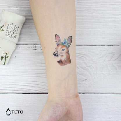 Cervo - TETO Tatuaggi Temporanei