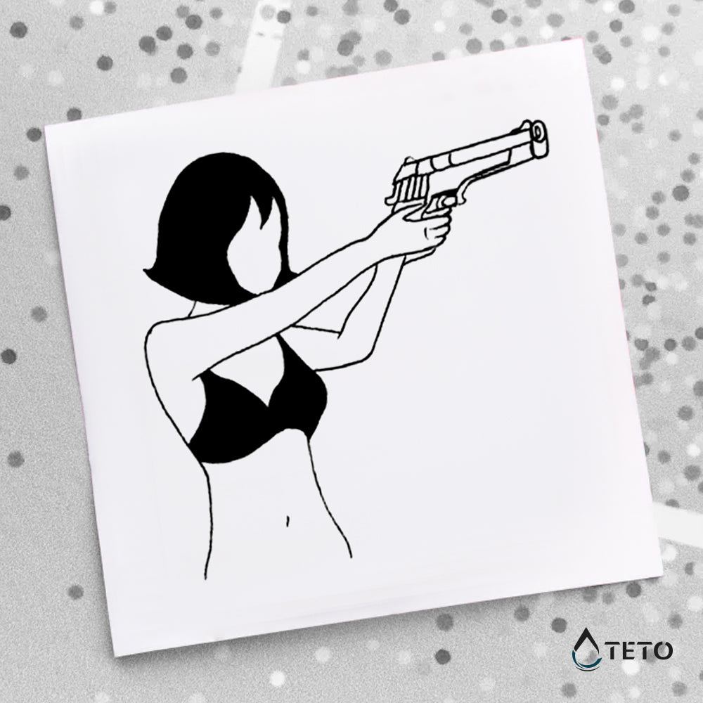 Donna pericolosa - TETO Tatuaggi Temporanei
