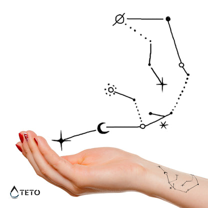 Costellazione - TETO Tatuaggi Temporanei