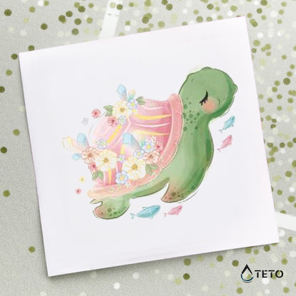 Tartaruga - TETO Tatuaggi Temporanei