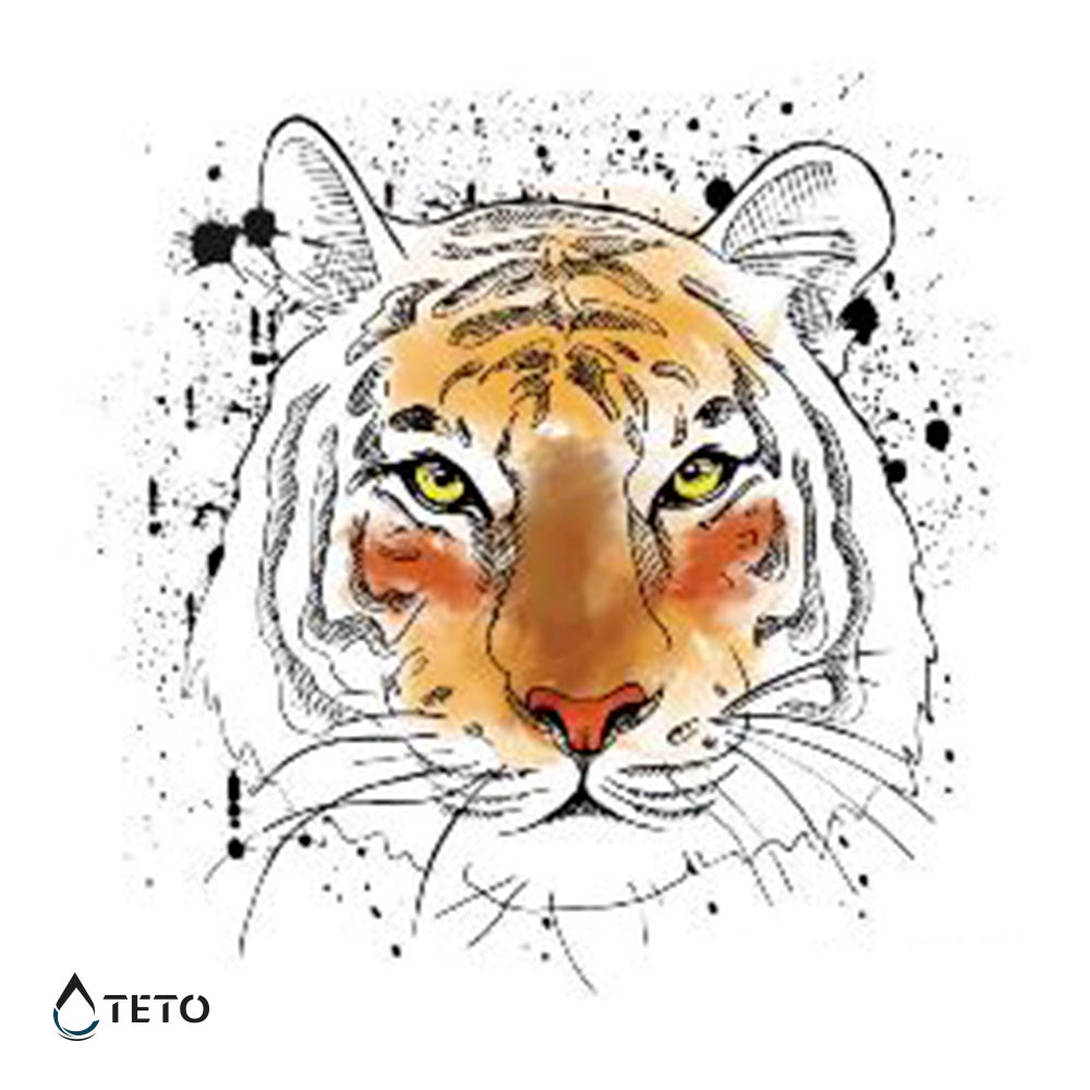 Tigre - TETO Tatuaggi Temporanei