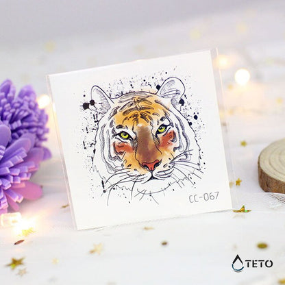Tigre - TETO Tatuaggi Temporanei