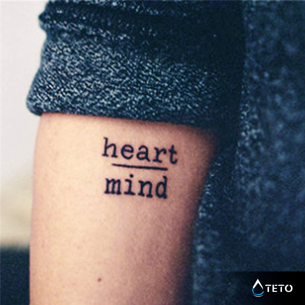 Nella testa e nel cuore – set - TETO Tatuaggi Temporanei
