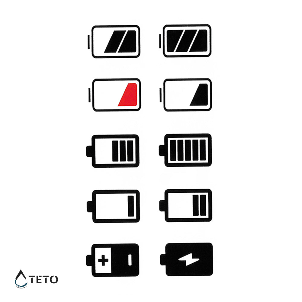 Batteria - set - TETO Tatuaggi Temporanei