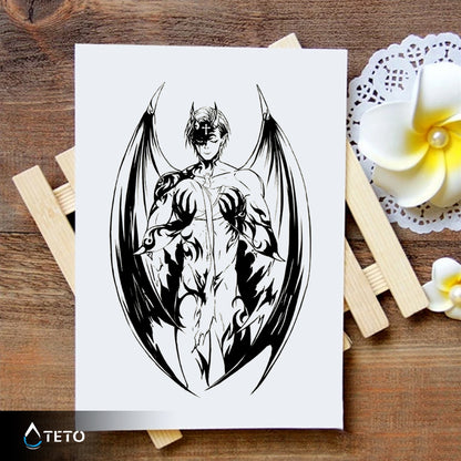 Angelo malvagio - TETO Tatuaggi Temporanei