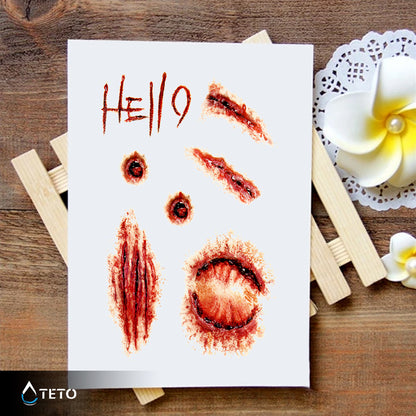 Cicatrici - graffi - TETO Tatuaggi Temporanei