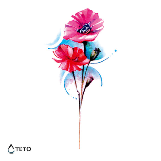 Fiori piccoli - TETO Tatuaggi Temporanei