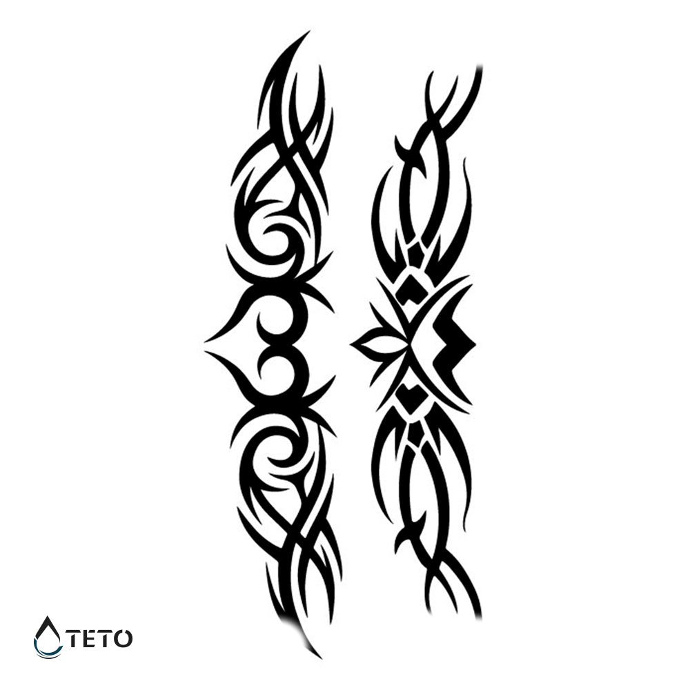 Design tribale – set - TETO Tatuaggi Temporanei